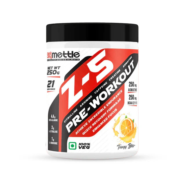 Getmymettle Z5 Pre workout Powder - 250 grams